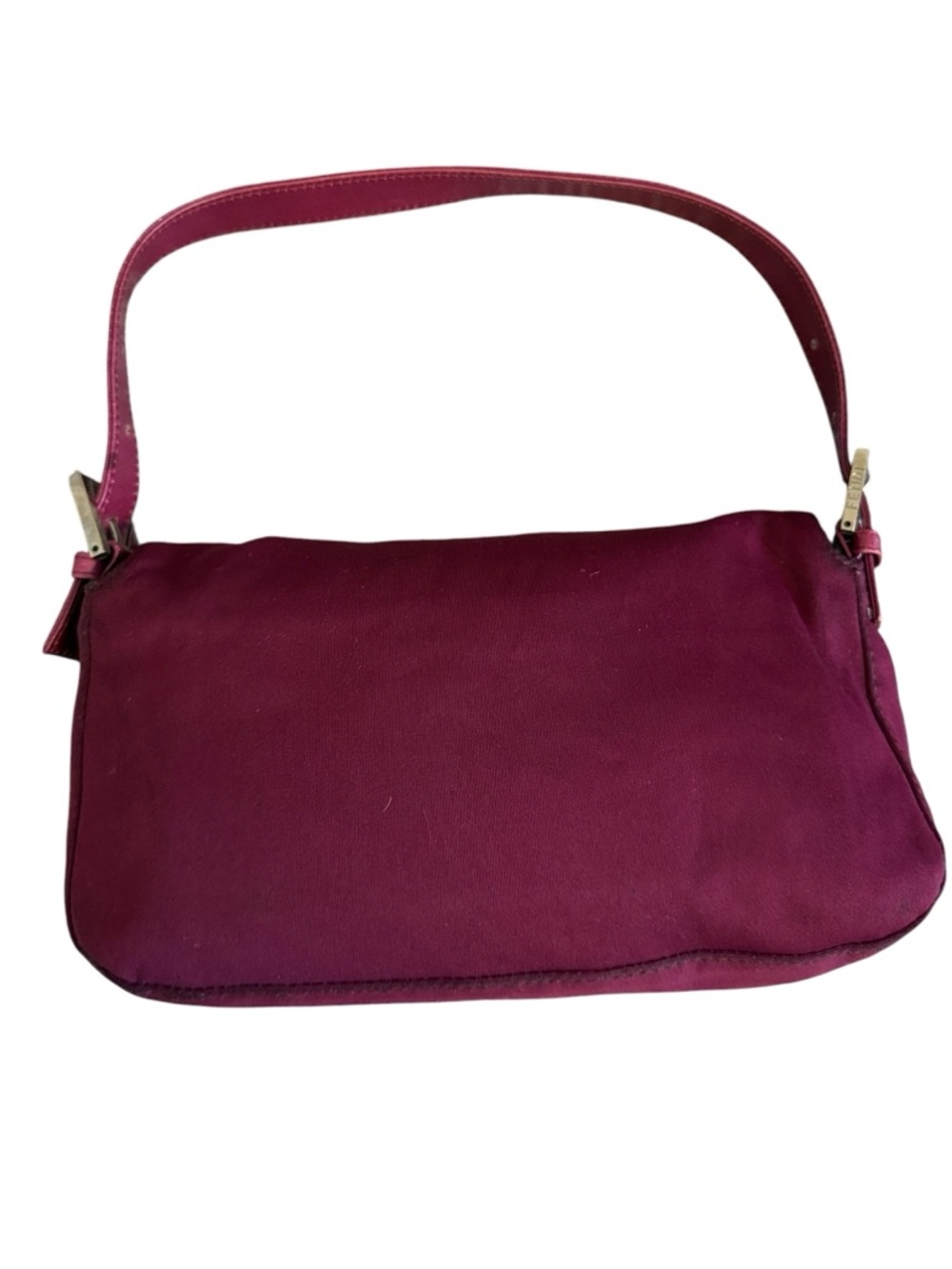 Vintage Fendi Neoprene Baguette Fuchsia Pink - Picture 2 of 10